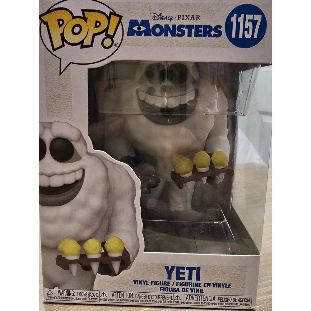 Funko Pop Disney Pixar Monsters Inc Yeti 1157 Vinyl Figure Yellow Snow Cones